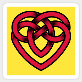 Celtic Love Heart Knot Sticker